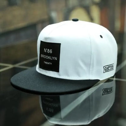 Unisex Brooklyn Print Label Embroidery Hip-Hop Hats Outdoor Adjustable Casual Baseball Caps