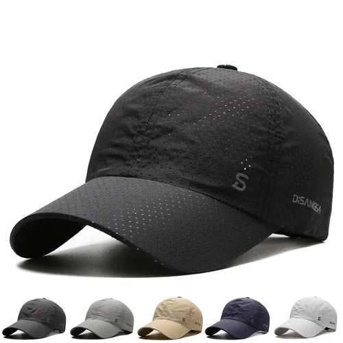 Men's Quick Dry Breathable Running Baseball Cap Outdoor Sun Hatq
