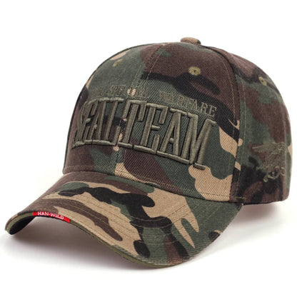 Unisex Sealteam Letter Embroidery Baseball Caps Spring Autumn Outdoor Adjustable Casual Hats