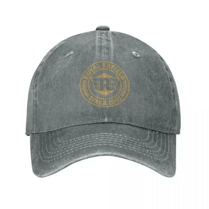 Royal Enfields Since 1901 Unisex Baseball Cap Motorcycle Distressed Washed Caps Hat Vintage Outdoor