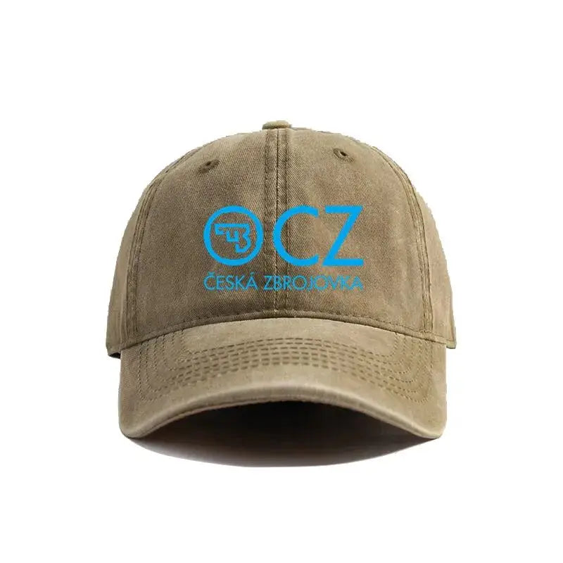 Ceska Zbrojovka Baseball Caps Distressed Hats Cz Firearms Cap Men Women Retro Outdoor Summer