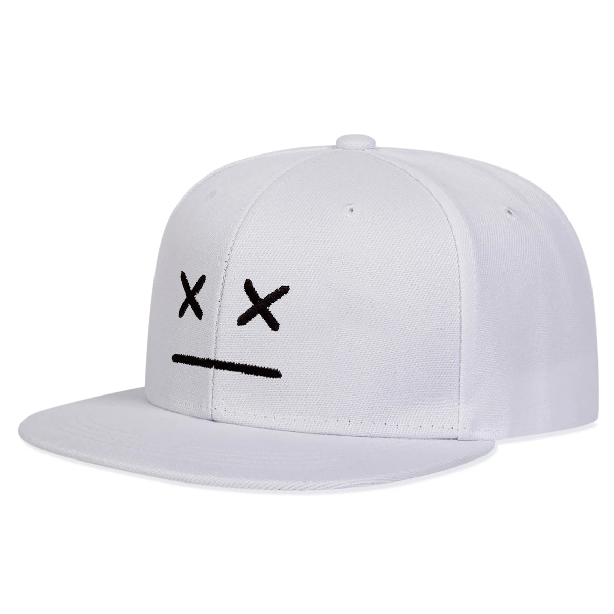 Unisex Personality Ghost Expression Embroidery Hip-Hop Hats Outdoor Adjustable Casual Baseball Caps