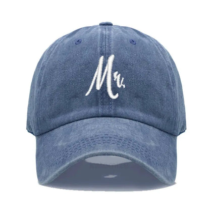Matching Mr Mrs Baseball Cap Men S Women Cotton Embroidery Sport Golf Caps Bridal Gift Newlywed