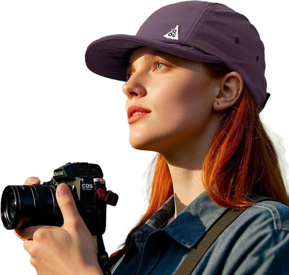 Summer Trucker Cap 5 Panel Baseball Caps Men Women Short Brim Dad Hats Flat Bill Casual Running Cap Sun Hat Couple's Cadet Cap