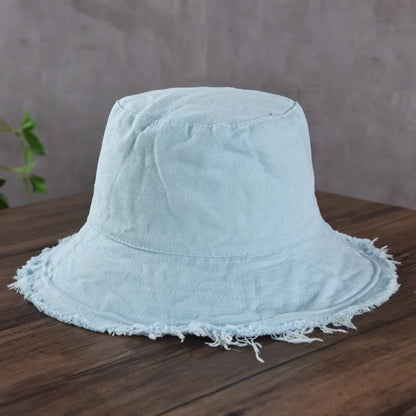 Fashion Foldable Burrs Bucket Hatsfor Women Men Beach Sun Visor UV Protection UPF 50+ Sun Hat Summer Large Wide Brim Panama Bob