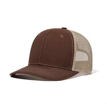 Summer Mesh Baseball Cap Men Women Slight Curved Snapback Trucker Hat Unisex Casual Outdoor