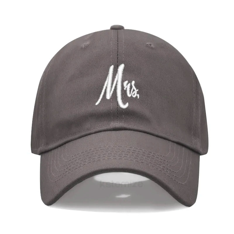 Matching Mr Mrs Baseball Cap Men S Women Cotton Embroidery Sport Golf Caps Bridal Gift Newlywed