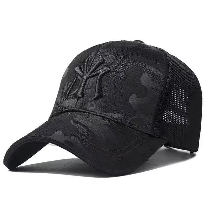 Letter Embroidery Camouflage Baseball Hats Spring Autumn Outdoor Adjustable Casual Sunscreen Hat