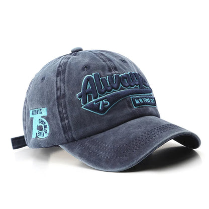 News Outdoor Sports Cotton Baseball Cap Retro Embroidery Men S Hip Hop Rebound Caps Snapback Hats