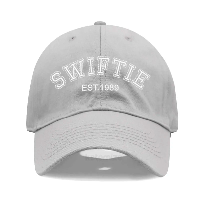 Swiftie 1989 Embroidery Baseball Cap Men Women Unisex Washed Cotton Dad Hat Sun Gift Fans Outdoor
