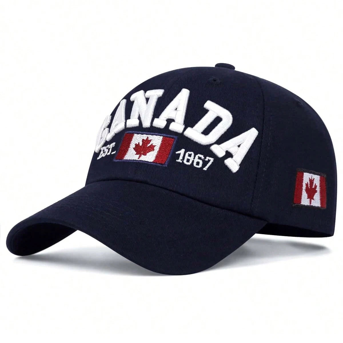 Cotton Canada Baseball Cap Flag Hat Snapback Adjuatable Mens Caps Gorras
