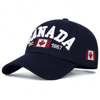 Cotton Canada Baseball Cap Flag Hat Snapback Adjuatable Mens Caps Gorras