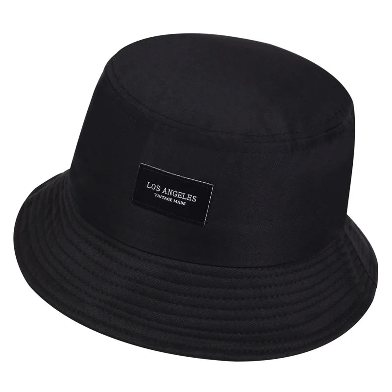 Los Angeles Bucket Hat Letter Embroidered Hip Hop Panama Hats Men Cotton Fisherman Casquette Women