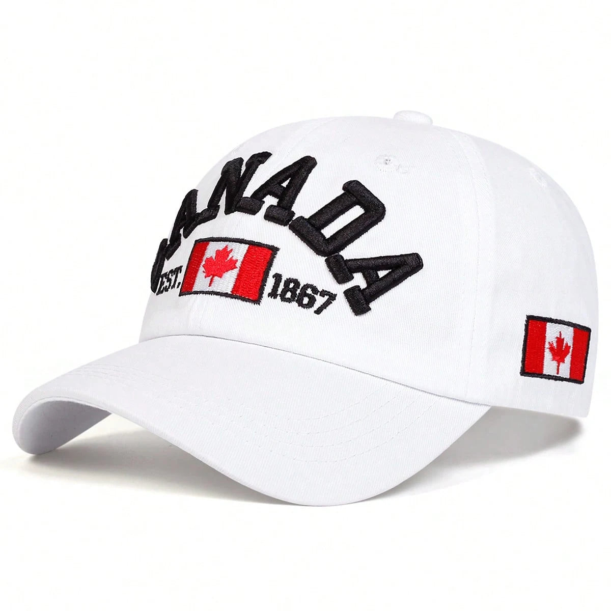 Cotton Canada Baseball Cap Flag Hat Snapback Adjuatable Mens Caps Gorras