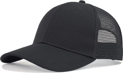 Sizes 55-60cm Adjustable Snapback Baseball Trucker Basic Plain Men S Women Mesh Work Splicing Cap
