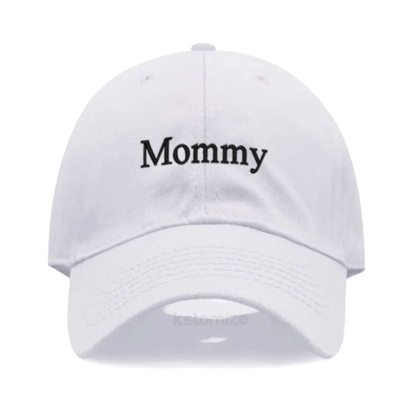 Daddy Mommy Embroidery Baseball Cap Men Women Unisex Soft Washed Cotton Hats Father S Mother Day