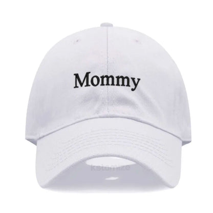 Daddy Mommy Embroidery Baseball Cap Men Women Unisex Soft Washed Cotton Hats Father S Mother Day