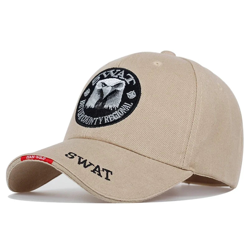 Unisex Eagle Embroidery Baseball Caps Outdoor Adjustable Spring Autumn Casual Sunscreen Hat
