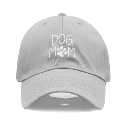 Dog Mom Embroidered Baseball Cap Women Men Adjustable Soft Cotton Dad Hat Unisex Classic Golf Caps