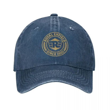 Royal Enfields Since 1901 Unisex Baseball Cap Motorcycle Distressed Washed Caps Hat Vintage Outdoor