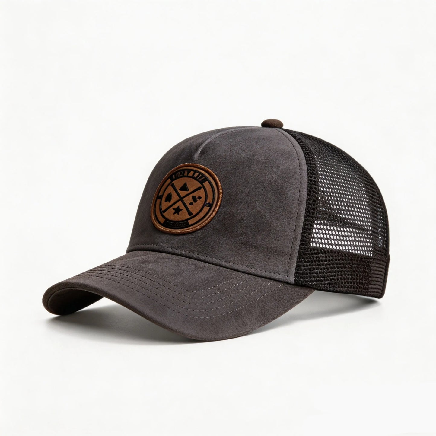 Summer Mesh Baseball Cap Women Men Solid Suede Patch Snapback Hat Casual Breathable Unisex Street