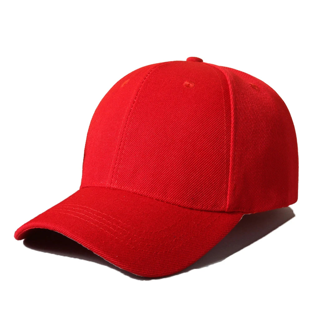 Classic Plain Baseball Cap Men Women Multi Colors Available