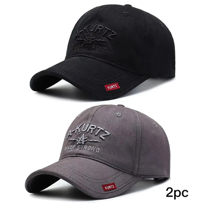 Spring New Baseball Cap Men's Korean Version Trendy Cap Outdoor Embroidery Sunhat Women's Sunscreen Cap Red Label Small A