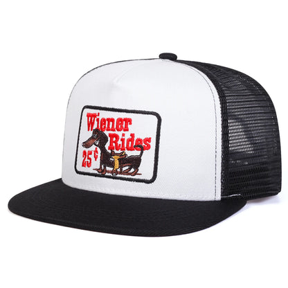 Unisex Shittles Embroidery Hip-Hop Net Hats Spring Summer Outdoor Adjustable Casual Baseball Caps