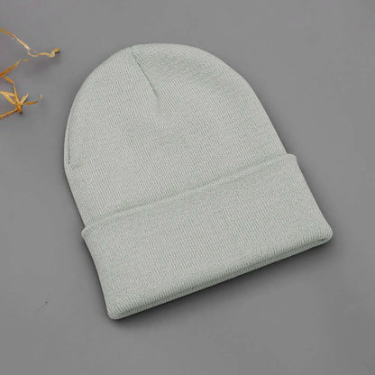 24 Colors Unisex Beanie Hat Men Women Winter Knit Caps Soft Ski Hats - Soft