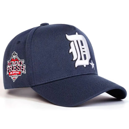 Unisex D Letter Embroidery Side Dummy Fresh Baseball Caps Spring Autumn Outdoor Adjustable Casual