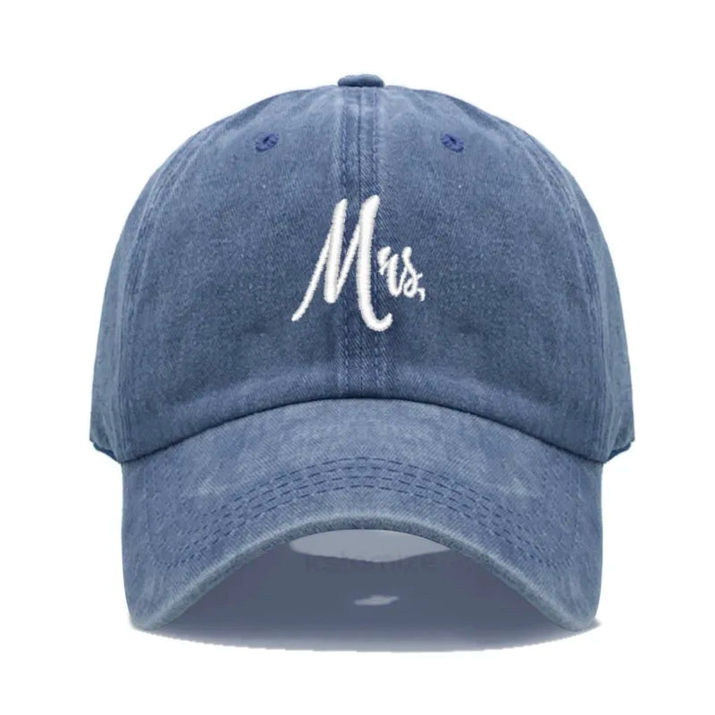 Matching Mr Mrs Baseball Cap Men S Women Cotton Embroidery Sport Golf Caps Bridal Gift Newlywed