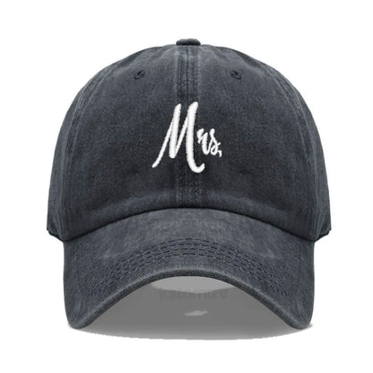 Matching Mr Mrs Baseball Cap Men S Women Cotton Embroidery Sport Golf Caps Bridal Gift Newlywed