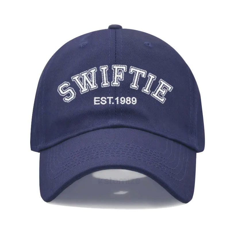 Swiftie 1989 Embroidery Baseball Cap Men Women Unisex Washed Cotton Dad Hat Sun Gift Fans Outdoor