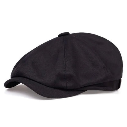 Newsboy Cap Men S Twill Cotton Hat 8 Panel Baker Caps Retrogatsby Hats Casual Brand Beret Male
