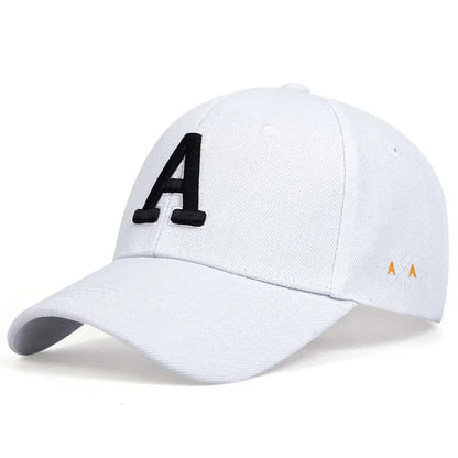 Unisex Letter Embroidery Baseball Cap Spring Autumn Snapback Hat Adjustable Casual Sunscreen