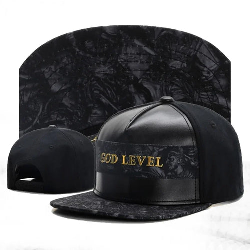 Luxury Brand Leather Baseball Cap Men Women Hiphop Knight Snapback Hat Kpop Adult Outdoor Casual