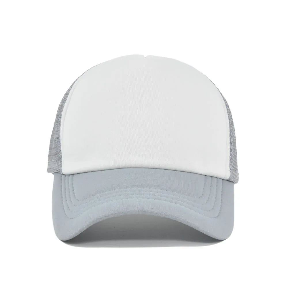 New 2026 Summer Mesh Baseball Cap for Unisex High Quality Adjustable Breathable Trucker Outdoor Sport Sun Hat Snapback Casquette
