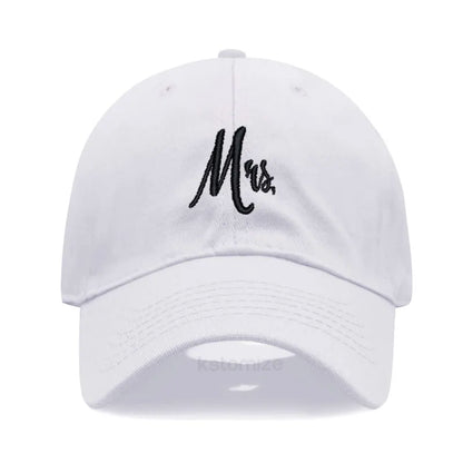 Matching Mr Mrs Baseball Cap Men S Women Cotton Embroidery Sport Golf Caps Bridal Gift Newlywed