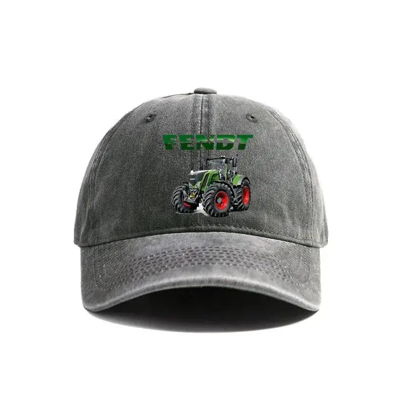 Fendt Agricultural Farming Tractors Distressed Baseball Cap Cool Men Retro Outdoor Summer Adjustable