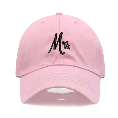 Matching Mr Mrs Baseball Cap Men S Women Cotton Embroidery Sport Golf Caps Bridal Gift Newlywed