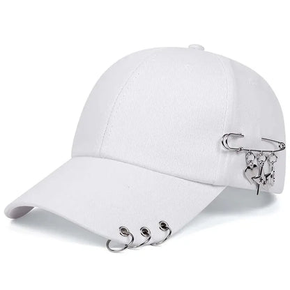 Unisex Star Iron Ring Baseball Caps Spring Autumn Outdoor Adjustable Casual Hats Sunscreen Hat