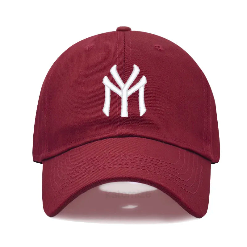 Letter My Embroidery Baseball Cap Women Men Adjustable Soft Washed Cotton Sports Dad Hat Spring