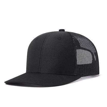Summer Mesh Baseball Cap Men Women Slight Curved Snapback Trucker Hat Unisex Casual Outdoor