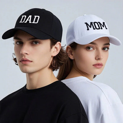 Dad Mom Embroidery Baseball Cap Women Men Hat Sport Visors Snapback Sun Breathable Outdoor Caps