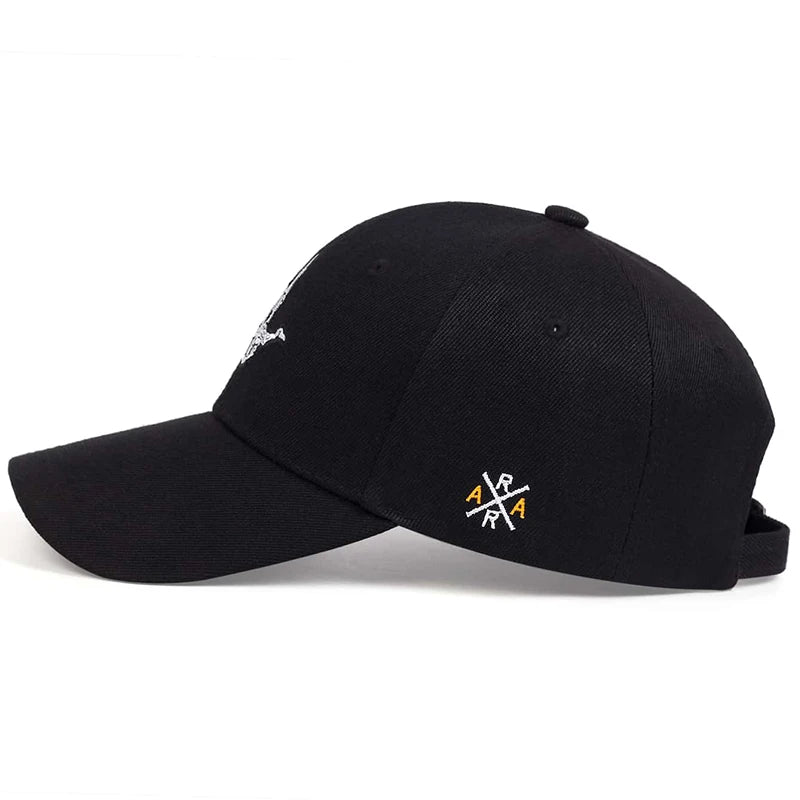 Unisex Skeleton Fingers Embroidery Baseball Caps Spring Autumn Outdoor Adjustable Casual Hats