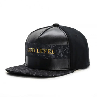 Luxury Brand Leather Baseball Cap Men Women Hiphop Knight Snapback Hat Kpop Adult Outdoor Casual