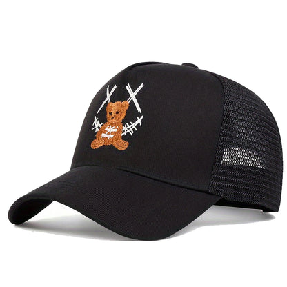 Unisex Xx Smiling Face Camouflage Baseball Net Caps Spring Summer Outdoor Adjustable Casual Hats