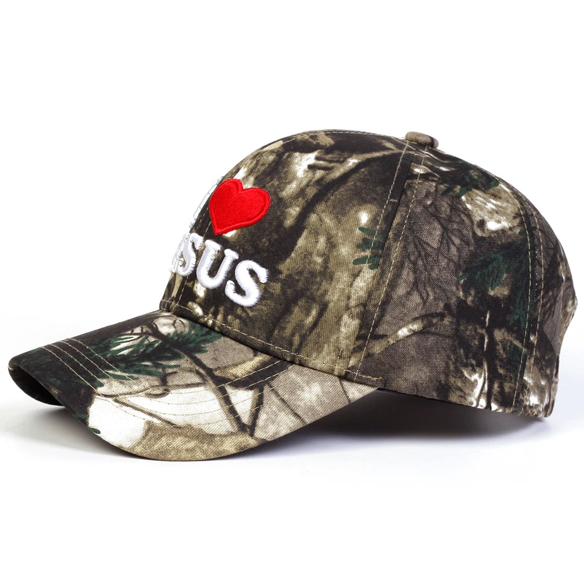 Unisex I Love Jesus Letter Embroidery Baseball Caps Spring Autumn Outdoor Adjustable Casual Hats Hip
