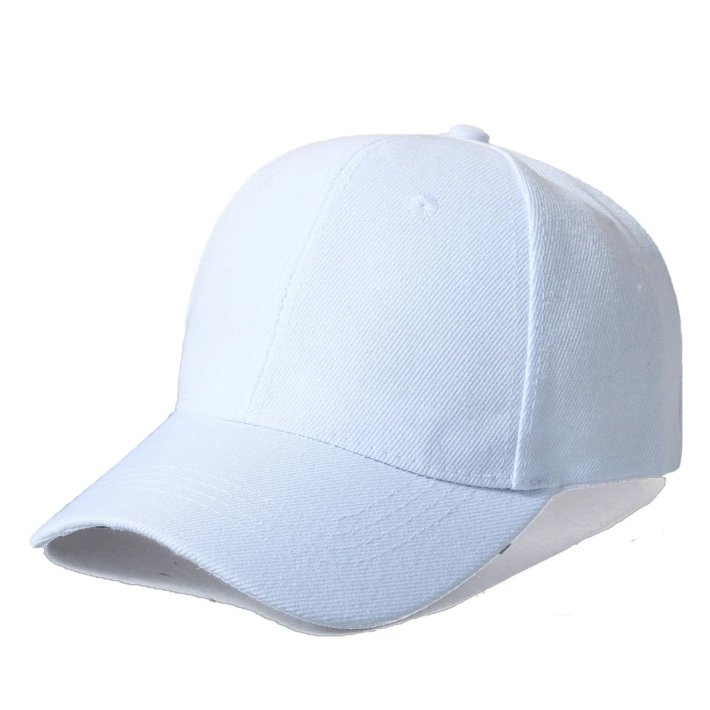 Classic Plain Baseball Cap Men Women Multi Colors Available