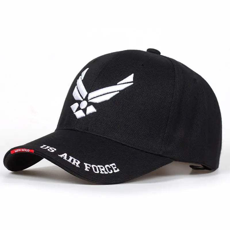 Us Air Force V-Mark Embroidery Baseball Caps Spring Autumn Outdoor Adjustable Casual Hats Sunscreen